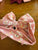 Pink floral Sz S bow 17cm 0-6m NWOT