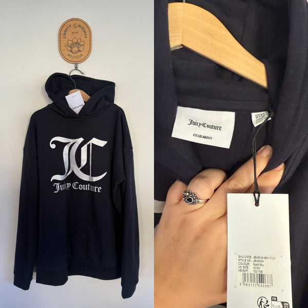 Juicy Couture night sky hoodie Sz 12-13 NWT