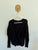 Decjuba black soft knit crossover top Sz S as new (appears unworn)