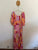 Dreamcatcher pink patchwork maxi dress Sz 14 XL EUC worn once