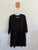 Decjuba black button shirt dress Sz 12 NWOT