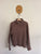 TILII soft brown turtleneck jumper Sz 9 as new