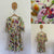 Coco & Ginger floral tie sleeve dress Sz XS (approx 12 girls) NWT