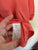 Regatta peach organic cotton top Sz 16 as new/EUC