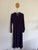Country Road l/s purple ribbed dress Sz XL RRP $250 NWOT