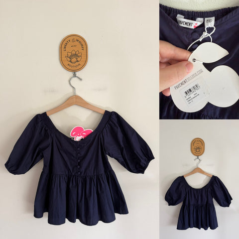 Pavement navy Danisa top Sz 12 NWT