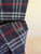Burberry red/blue/white tartan wool scarf EEUC