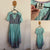 Jaase blue floral boho dress Sz S as new - waistband is slightly twisted