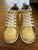 Bobux KP alley-oop gold metallic shoes Sz 27EU, 9.5UK, 10US RRP $110 BNIB
