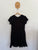 Seed Teen black broderie dress Sz 14 (slim) EEUC