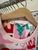 Milkshake pink Christmas pjs Sz 8 as new - look unworn