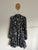 Zara Woman l/s black and white belted dress Sz XL as new