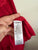 Chloe l/s red lace dress Sz 12 as new but 1cm mended at hem as pictured