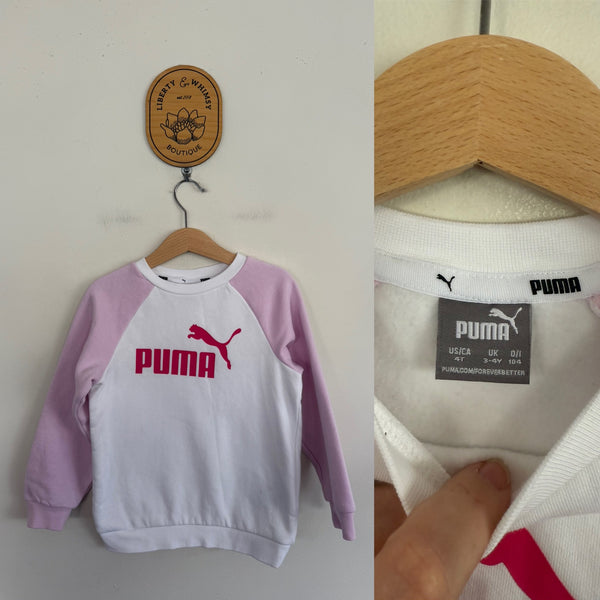 Puma logo jumper Sz 3 as new