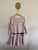 Origami l/s check swing dress Sz 8 as new