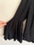Portmans l/s black fluted sleeve top Sz 12 RRP $69.99 NWT