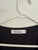 St Frock black v-neck top Sz 12 as new