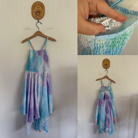 TILII tie-dye dress Sz 10 NWOT