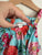 Milkshake blue floral dress Sz 7 as new
