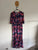 Auguste navy floral maxi dress Sz 6 as new