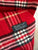 Burberry red tartan wool scarf EEUC