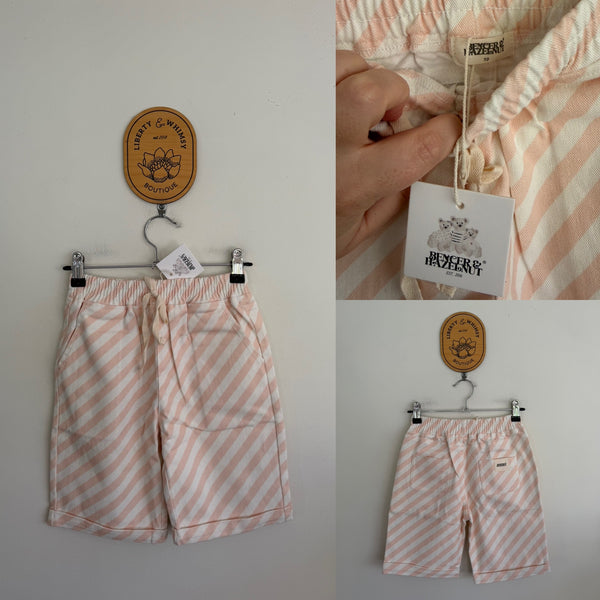Bencer & Hazelnut stripe shorts Sz 10 NWT