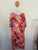 Sara multi colour tiered dress Sz 18 worn once, small mark on neckline as pictured