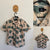 St Goliath palm trees button up shirt Sz 14 EEUC only worn twice