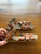 Saltwater tan sandals Sz 12 VGUC