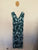 Autograph green hibiscus smocked waist dress Sz 14 RRP $99.95 NWOT
