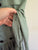 Burberry sage green soft cotton trench dress Sz 14 EUC worn twice