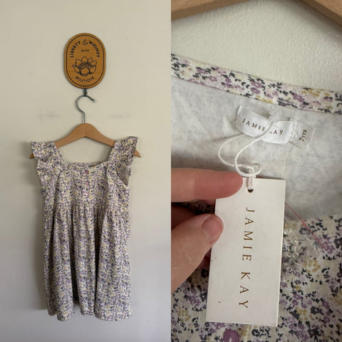 Jamie Kay cream floral dress Sz 7 NWT