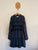 Burberry blue tartan roll sleeve dress Sz 14 EUC