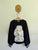 Marks & Spencer navy knit poodle jumper Sz 10-11 NWOT