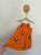 Country Road orange floral dress Sz 3 EEUC