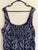 Sara navy leaves print maxi dress Sz 20 RRP $149.99 NWT