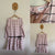 Origami l/s check swing dress Sz 8 as new