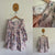 Bebe l/s floral dress Sz 7 as new/EUC