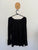 Estelle l/s black flair sleeve top Sz M (plus size) EUC worn twice