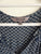 Belle Curve l/s blue print top Sz 10 as new
