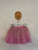 Seed pink tulle sequin skirt Sz 7 as new