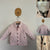 Burberry pink diamond check jacket Sz 18m as new
