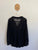 Forever New Curve black lace blouse with built-in singlet Sz 20 EUC