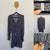 Kivari l/s blue floral dress Sz 14 as new