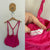 La Sienna pink suspender shorts Sz 3 VGUC