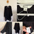 BeMe black cardigan/jacket - rayon/linen blend Sz XL NWOT