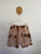 Munster light brown tie-dye shorts Sz 14 VGUC - one of the drawstrings is hidden but it’s not needed