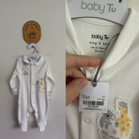 Baby Tu unisex sleep suit Sz 0000 NWT
