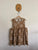 Jamie Kay brown floral dress Sz 7 as new