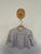 Jacadi l/s gingham blouse Sz 12m (6-12m) as new